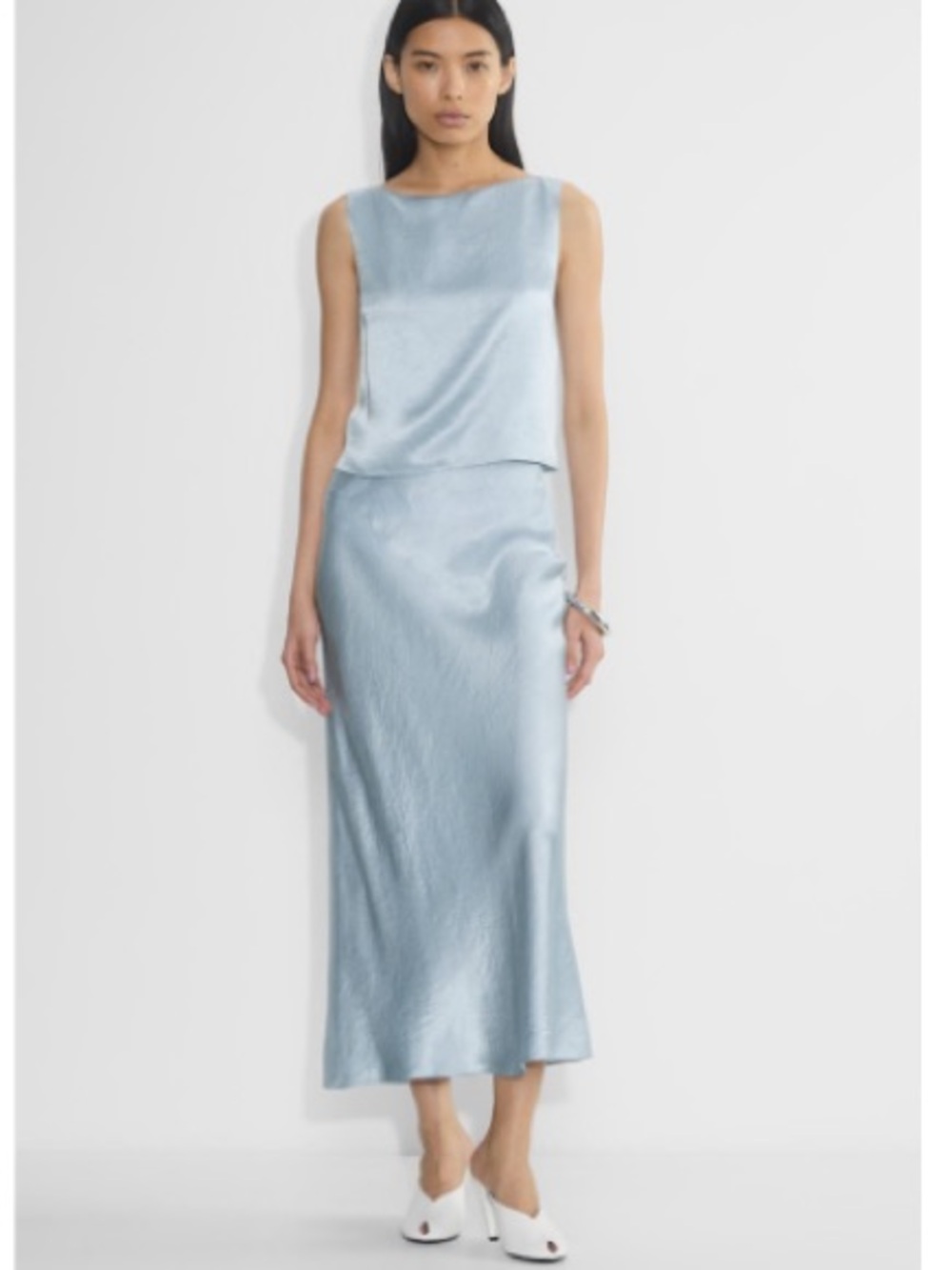 Satin Slip Maxi Skirt